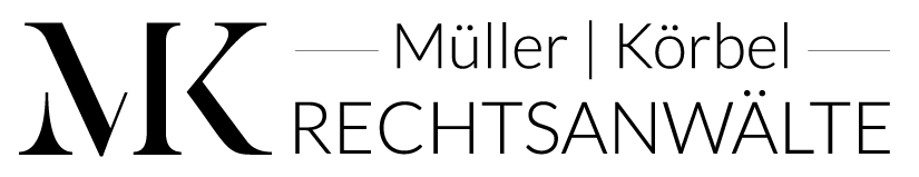 Logo Müller/Körbel Rechtsanwälte mit Link zur Startseite